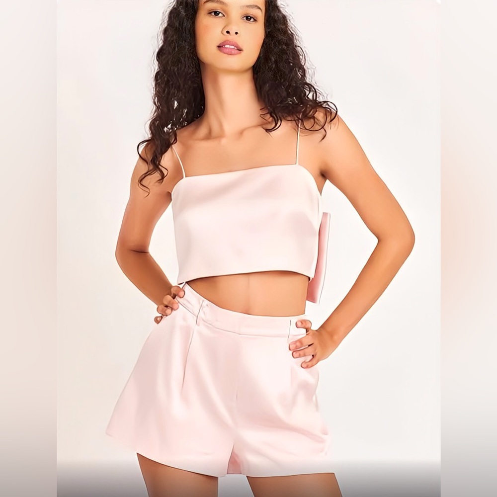 LoveShackFancy~ Perdita Silk Shorts